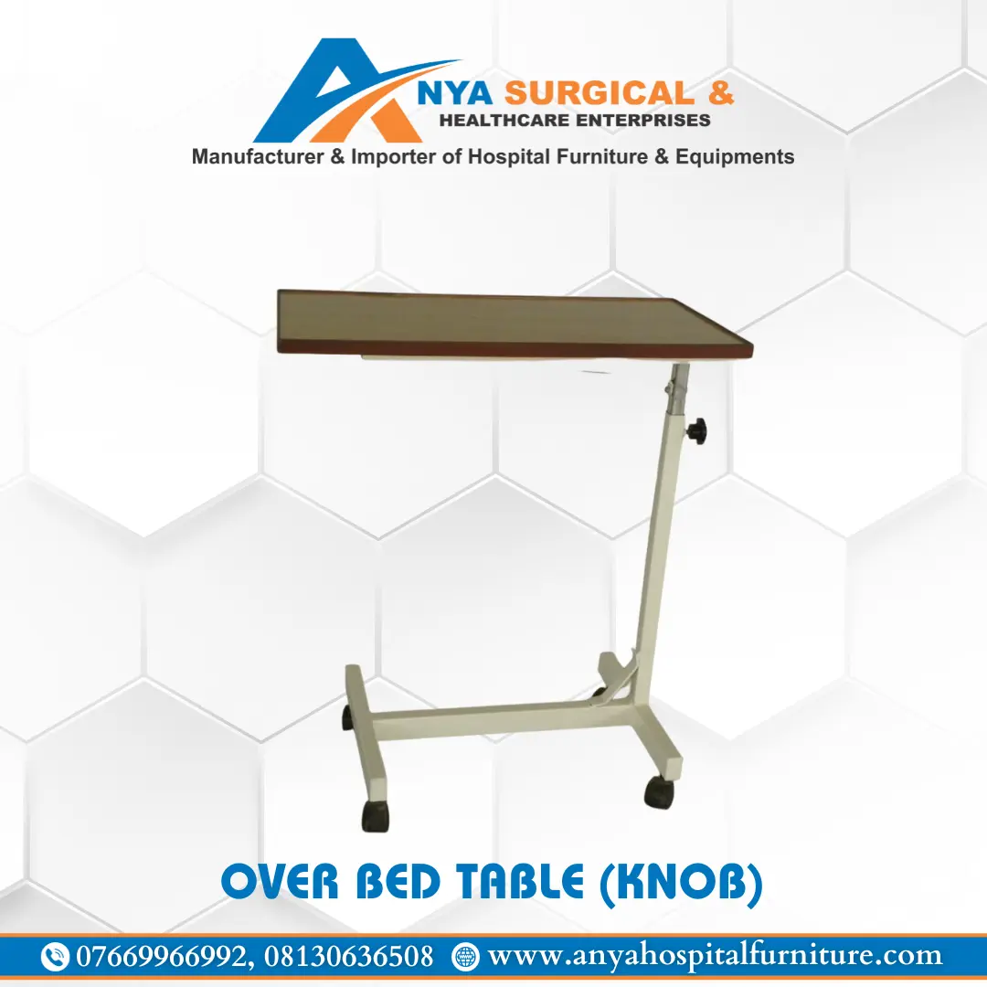 over bed table (knob)