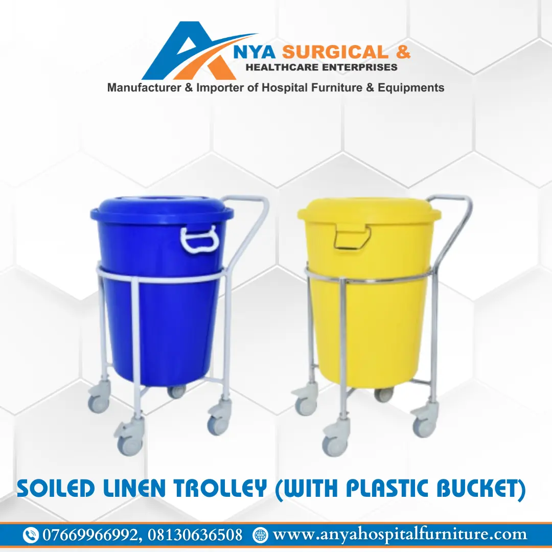 Soiled Linen Trolley (with plastic bucket)