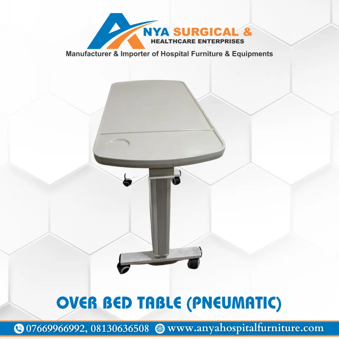 over bed table (pneumatic)