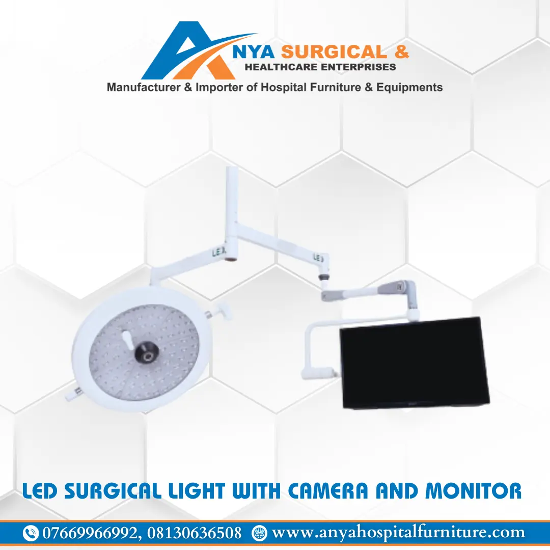 LED Surgical Light with Camera and Monitor