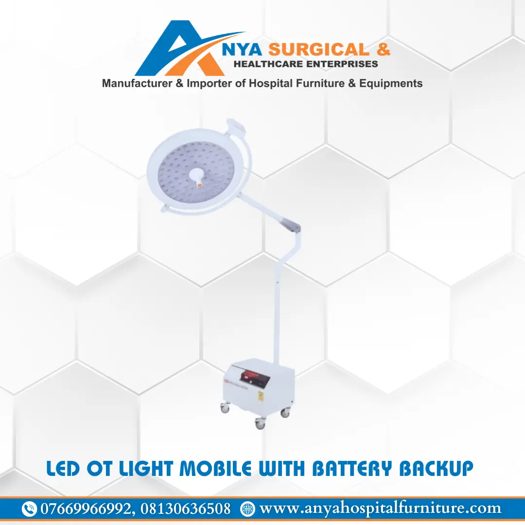 LED OT Light Mobile with Battery Backup