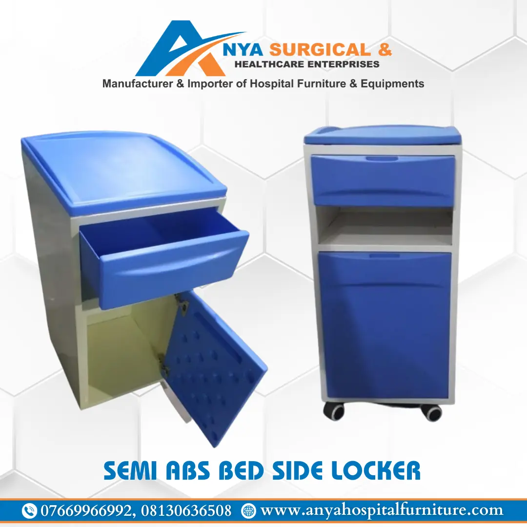semi ABS bed side locker